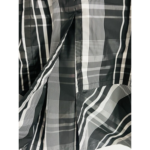 Black Rivet Women's Black White Plaid Jacket Size S (fits XS)‎ Rain Dress - Picture 9 of 16